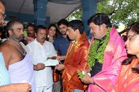 Srinivasa Kalyanam Movie Team Visits Dwaraka Tirumala